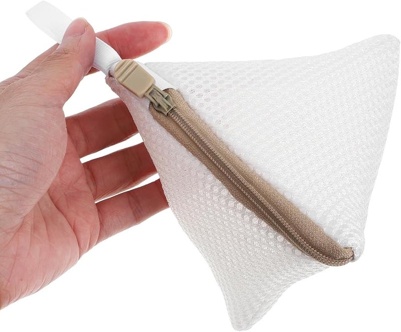 BESPORTBLE 3 قطع أكياس غسيل صغيرة شبكية حقيبة شبكية من البوليستر للأنسجة الحساسة الجوارب الأحذية - Image 3